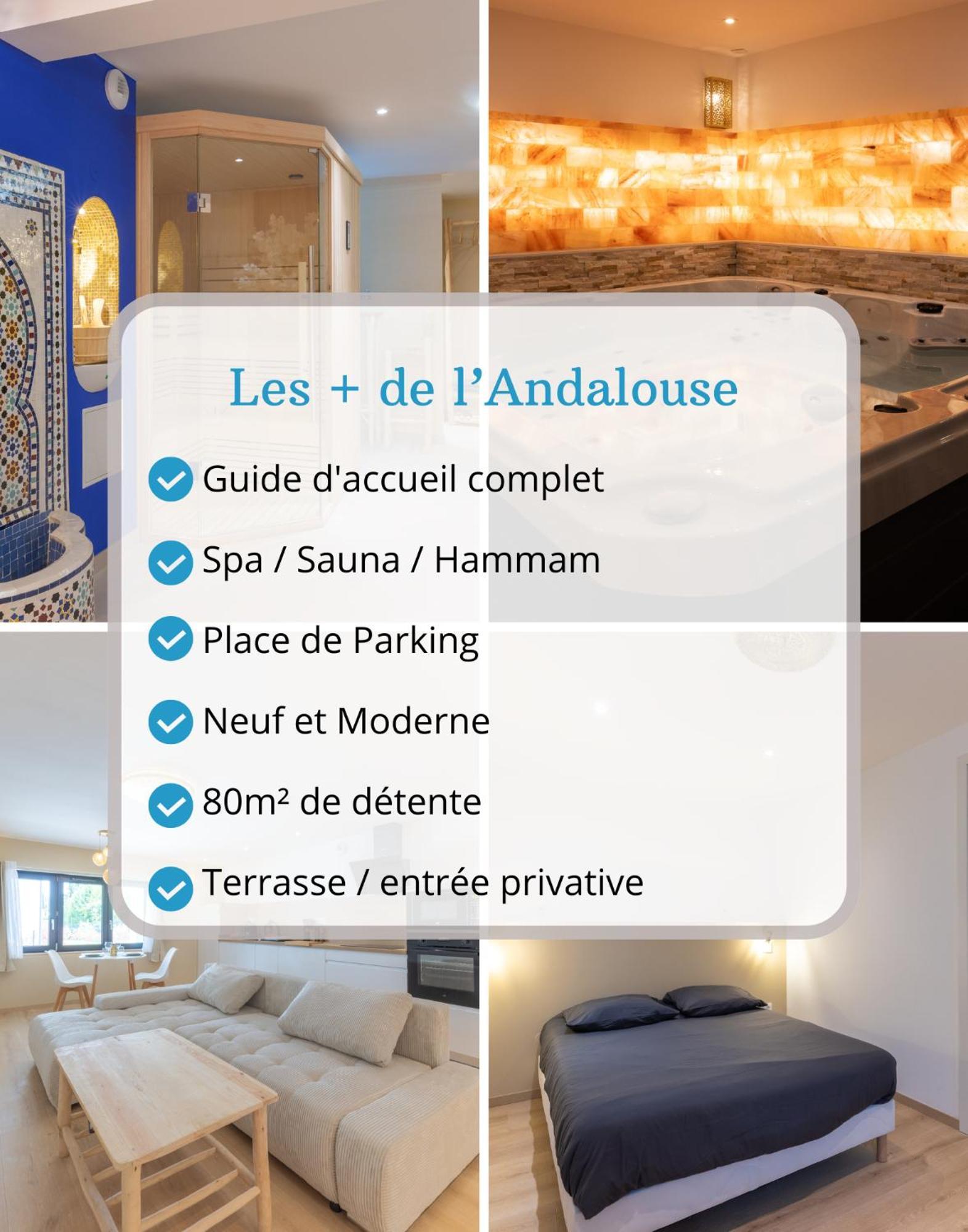L'Andalouse & Spa Privatif - Strasbourg Mittel Mittelhausbergen Экстерьер фото
